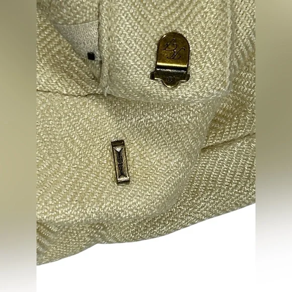 RALPH LAUREN BLACK LABEL 100% Linen Herringbone Trousers - Made in USA - Sz 8 - Picture 4 of 16